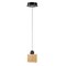 Et2 Nob 1-Light 3.5" Wide Black / Gold Pendant Light E20860-75BKGLD - alternate 1